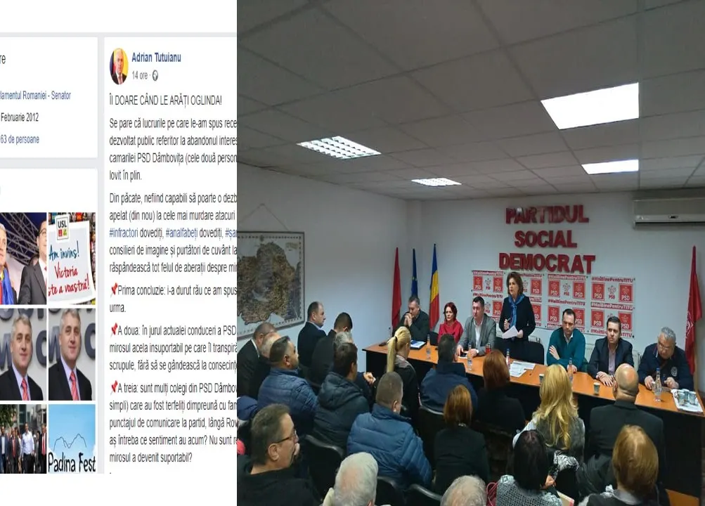 Țuțuianu-Plumb, război total cu miza PSD Dâmbovița
