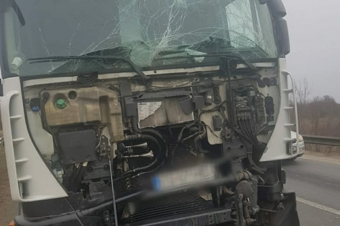 Coliziune în lanț pe DN 71