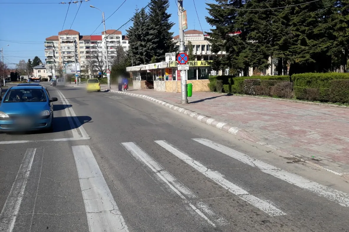 Minor lovit de o mașină, în centrul Târgoviștei