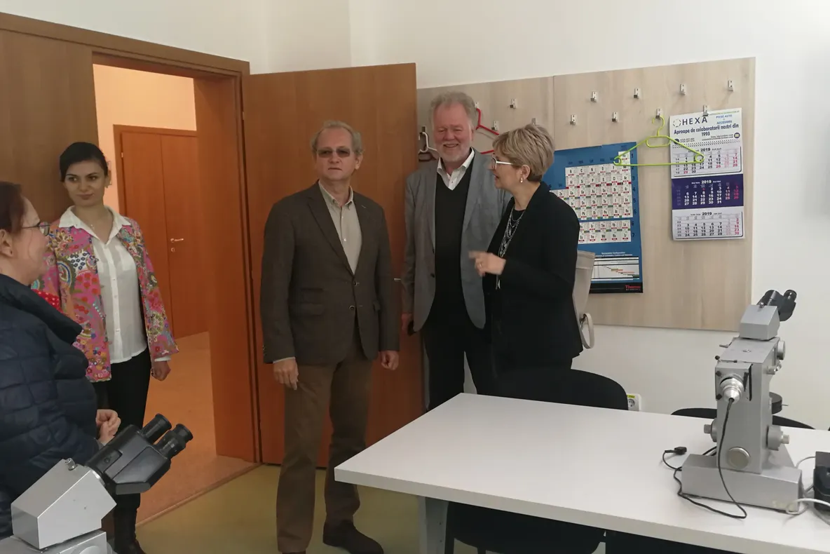 Dan Puric, în vizită la Universitatea Valahia, din Târgoviște
