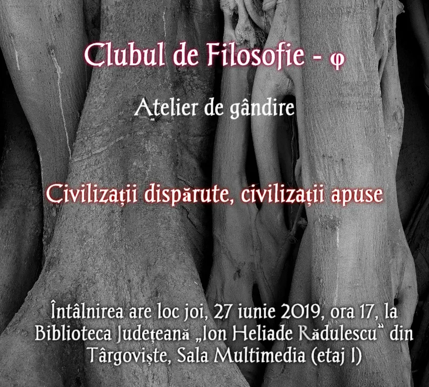 O nouă întâlnire a Clubului de filosofie, la Biblioteca Județeană