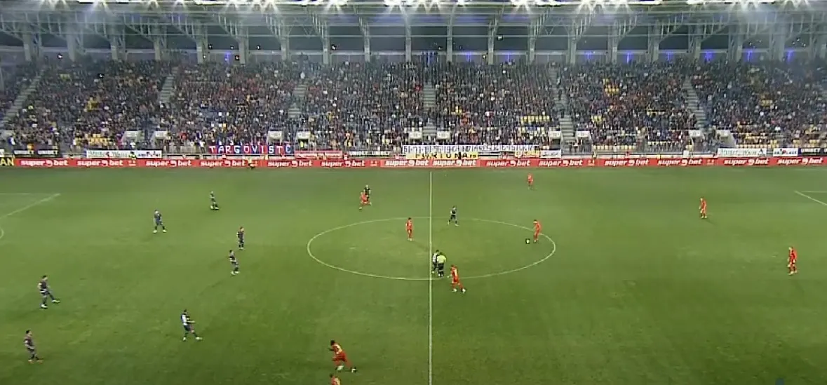 Atmosferă electrizantă pe "Ilie Oană". Chindia pierde la limită, 1-2, cu FCSB