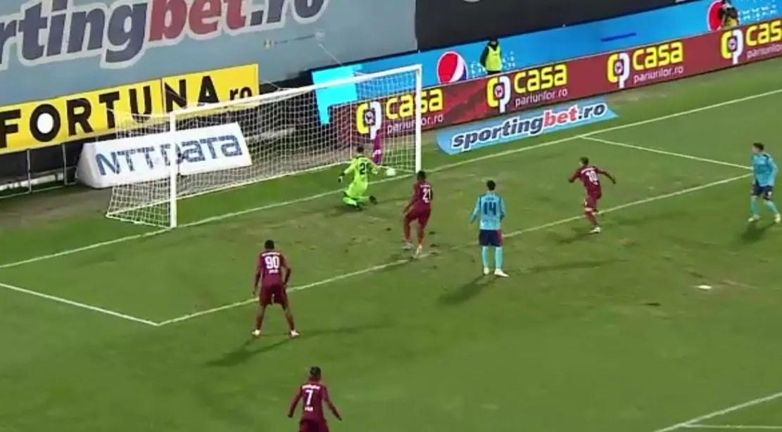 Chindia este spulberată pe terenul campioanei. CFR-Chindia 4-0 (1-0)