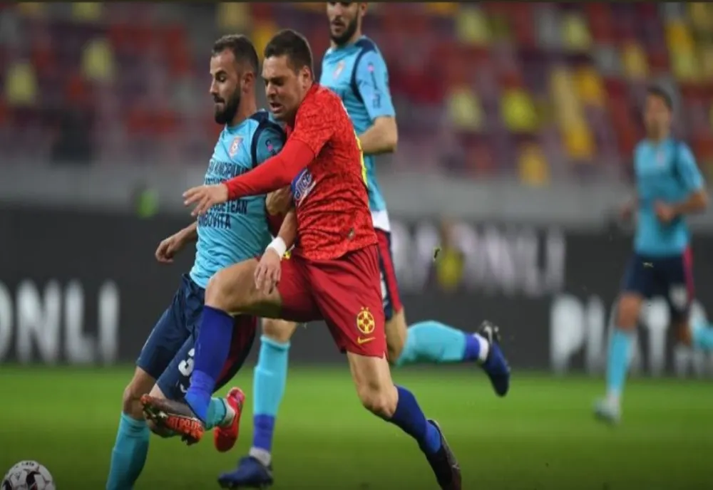 Chindia smulge un punct,în confruntarea cu FCSB, de pe Arena Națională