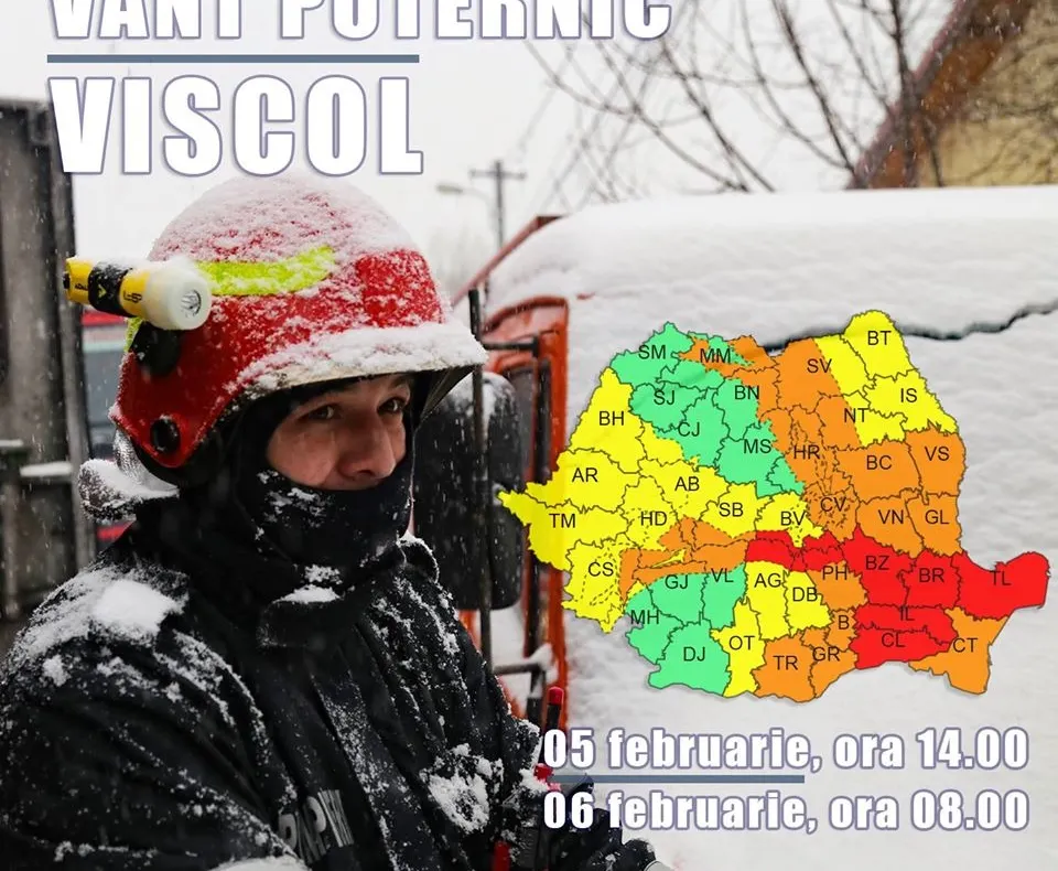 Bilanțul ISU după codul roșu de vânt, ce a afectat și județul Dâmbovița