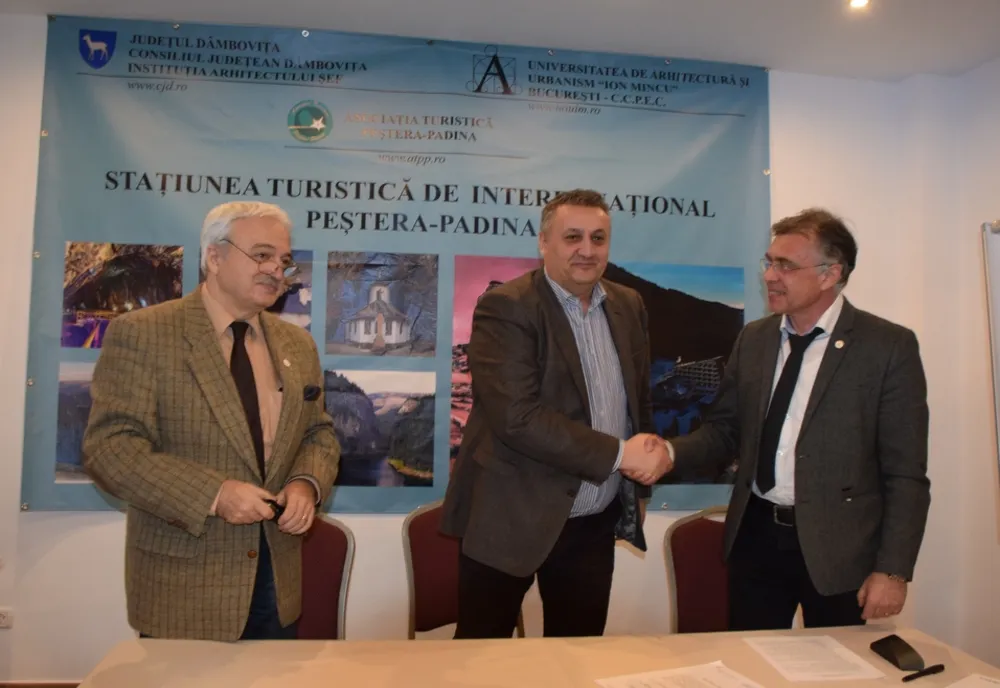 Protocol între CJ Dâmbovița și Universitatea de Arhitectură ''Ion Mincu'', pentru stațiunea Padina-Peștera