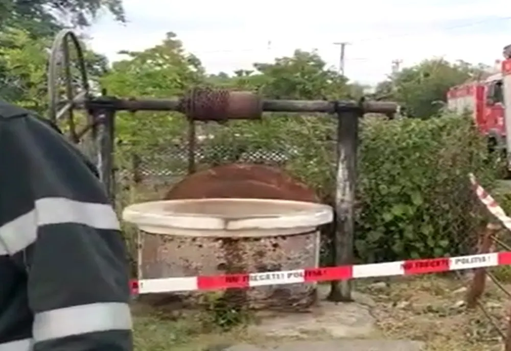 Descoperire șocantă la Băleni. Bărbat de 87 de ani găsit decedat în fântână