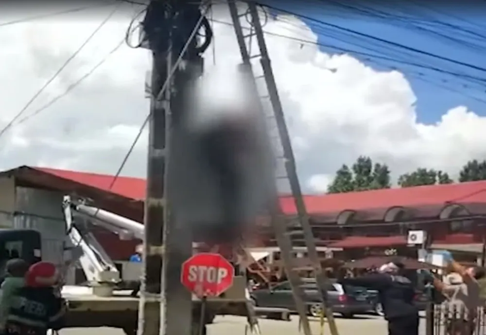 Tragedie la Vișina. Un bărbat a murit electrocutat, în timp ce încerca sa monteze camere de supraveghere video pe un stâlp