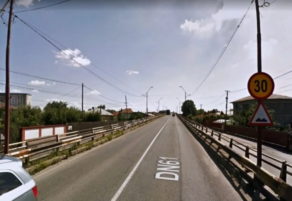 CNAIR închide circulaţia pe DN 61, în judeţul Dâmboviţa, de miercuri