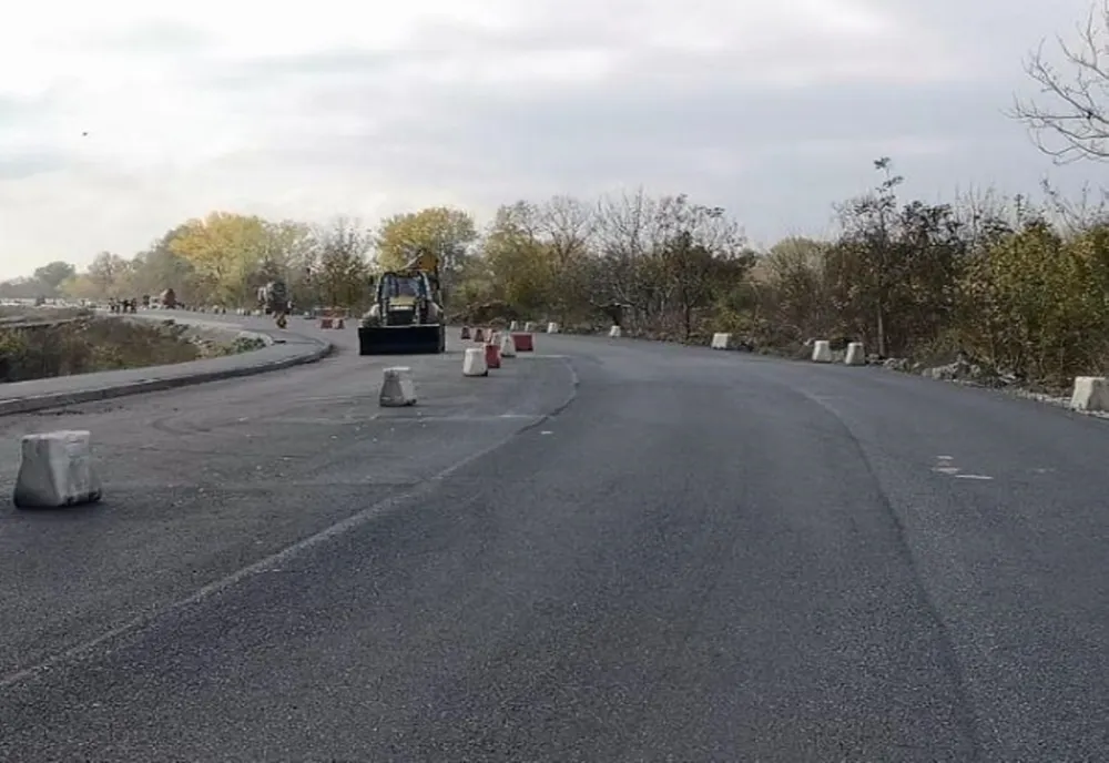 Arteră din cadrul proiectului de reabilitare a centurii din Târgoviște, lărgită la patru benzi