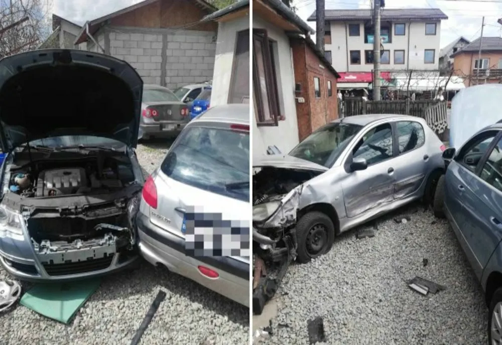 Două persoane au fost rănite într-un accident rutier la Pucioasa