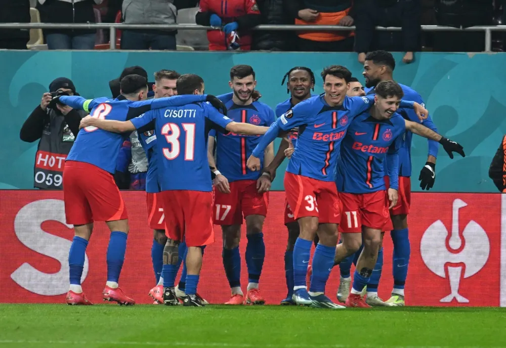 FOTBAL: FCSB S-A CALIFICAT ÎN OPTIMILE EUROPA LEAGUE VIDEO
