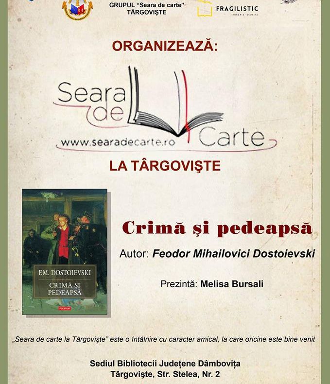 Seară de carte, la Biblioteca Județeană, joi, 17 ianuarie
