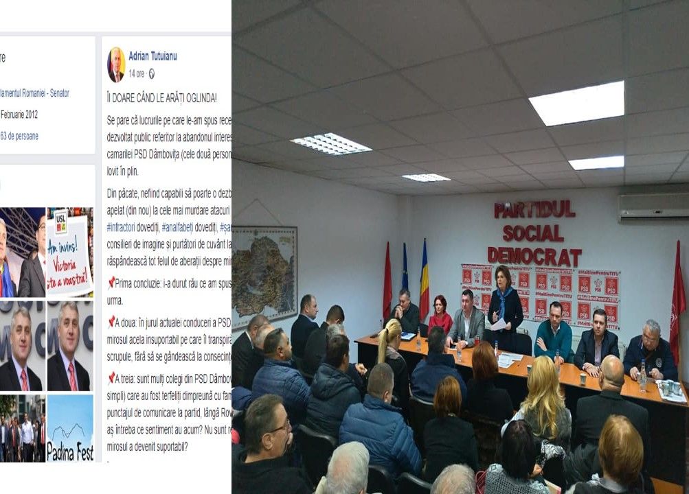 Țuțuianu-Plumb, război total cu miza PSD Dâmbovița