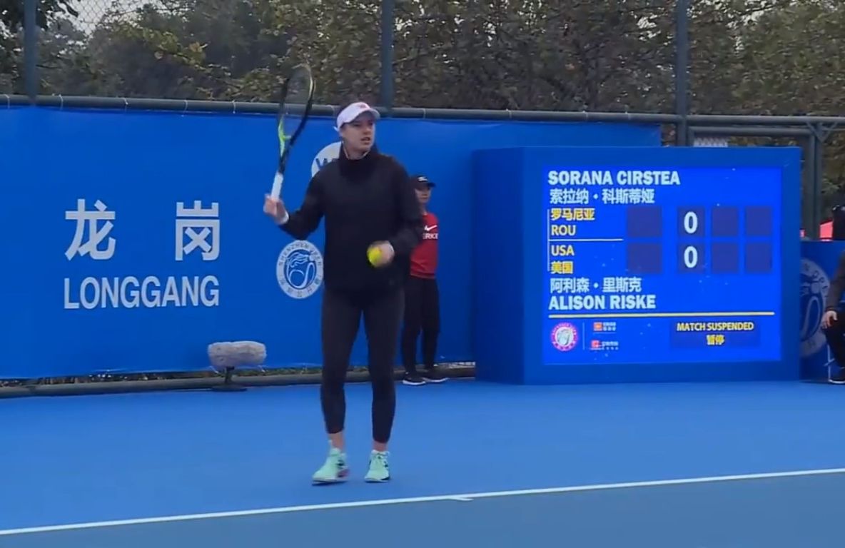De nerecunoscut. Sorana e "OUT" de la Shenzen