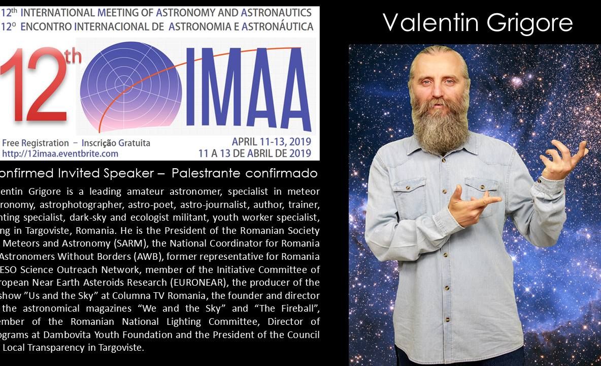 Târgoviște trimite un speaker la Congresul Mondial de Astronomie și Astronautică din Brazilia