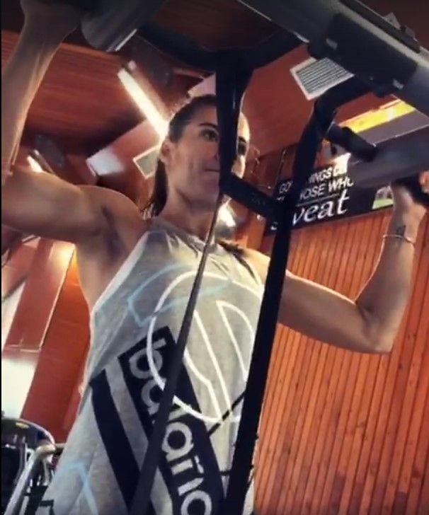 Video| Sorana trage tare, în sala de antrenament