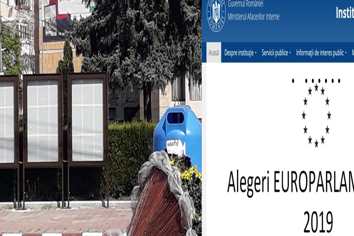Ploaie de plângeri, privind afișajul electoral, la B.E.J. Dâmbovița
