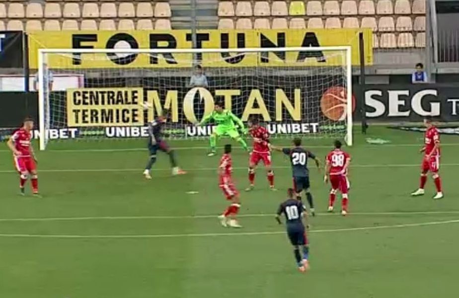 Chindia obține prima victorie din liga I, în fața lui Dinamo