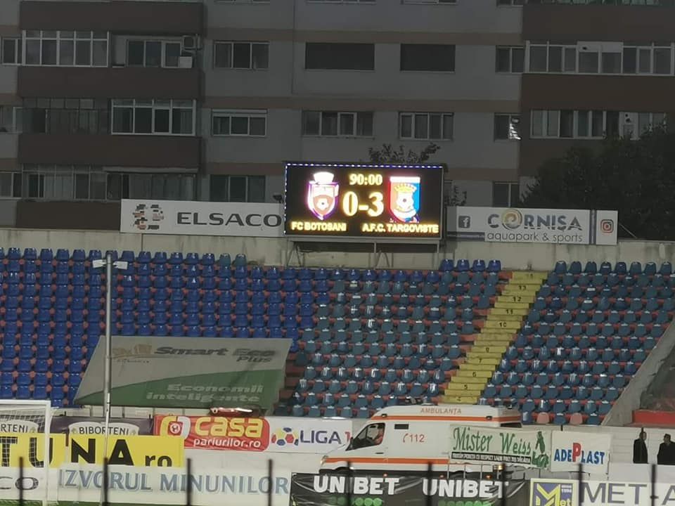 Chindia obține o victorie de senzație la Botoșani,în liga I
