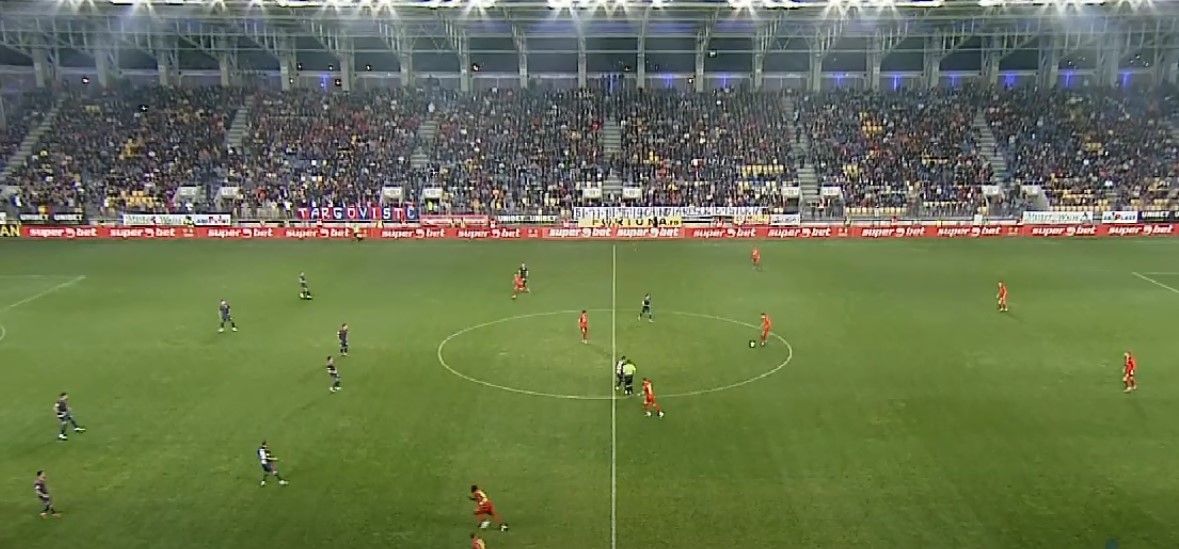 Atmosferă electrizantă pe "Ilie Oană". Chindia pierde la limită, 1-2, cu FCSB