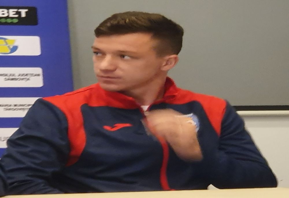 Video| Internaționalul moldovean, de la Chindia Târgoviște, Vadim  Rață, crede în România