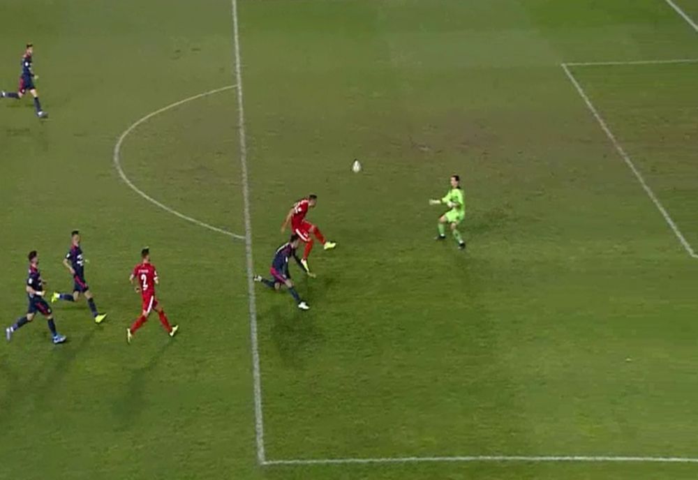 Chindia pierde în ultimul minut de joc, confruntarea cu FC Botoșani, din etapa cu numarul 23, din liga I
