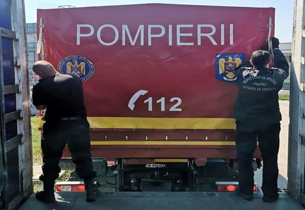 Noi echipamente de protecție ajung în județul Dâmbovița. Vor fi distribuite de reprezentanții ISU DB