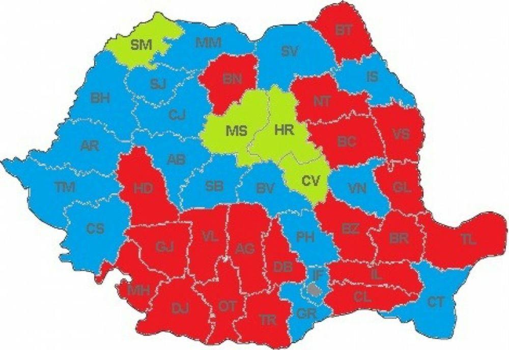 Rezultate parțiale alegeri locale 2020. Cum arată harta politică a României 