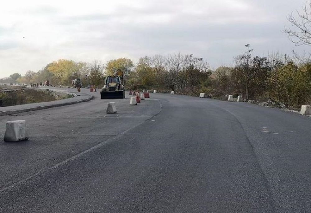 Arteră din cadrul proiectului de reabilitare a centurii din Târgoviște, lărgită la patru benzi