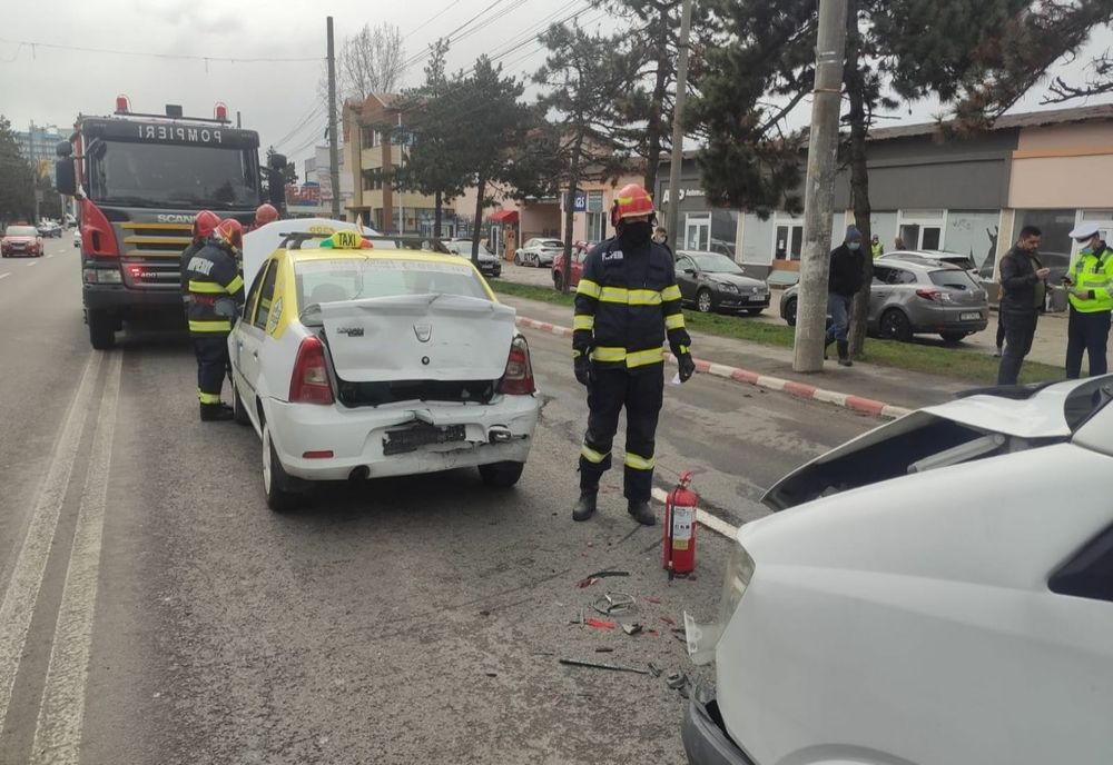 Accident rutier în Târgoviște. O femeie a ajuns la spital 
