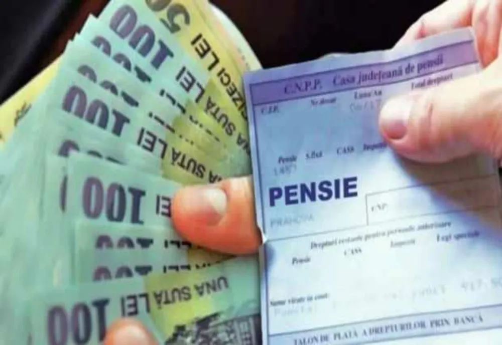 PENSIA MEDIE LUNARĂ A CRESCUT CU PESTE 20%, ÎN PRIMUL TRIMESTRU AL ANULUI