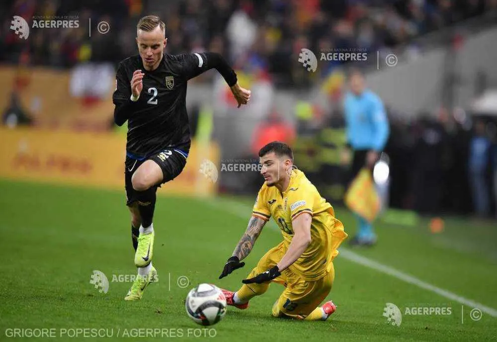 FOTBAL: MECIUL ROMÂNIA - KOSOVO, DIN LIGA NAŢIUNILOR, A FOST ABANDONAT LA SCORUL DE 0-0