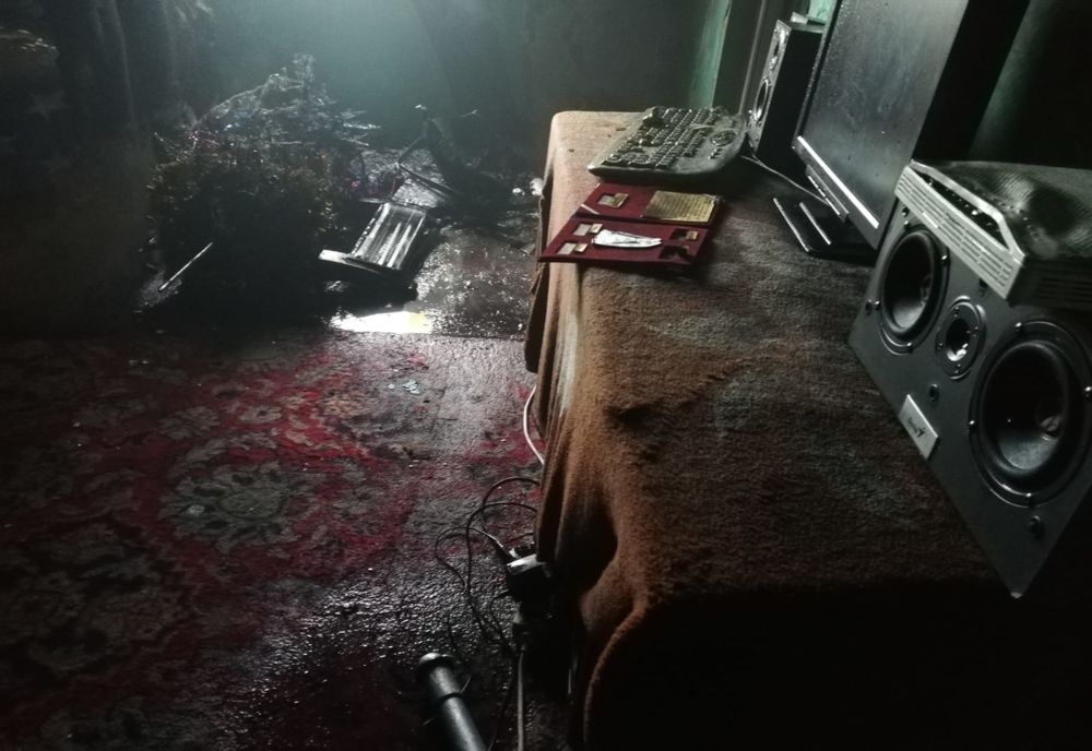 Foto| Bloc evacuat de pompieri la Titu, în Dâmbovița