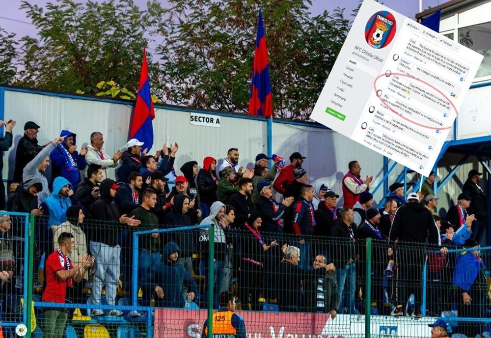 Suporterii Chindiei Târgoviște s-au supărat pe club