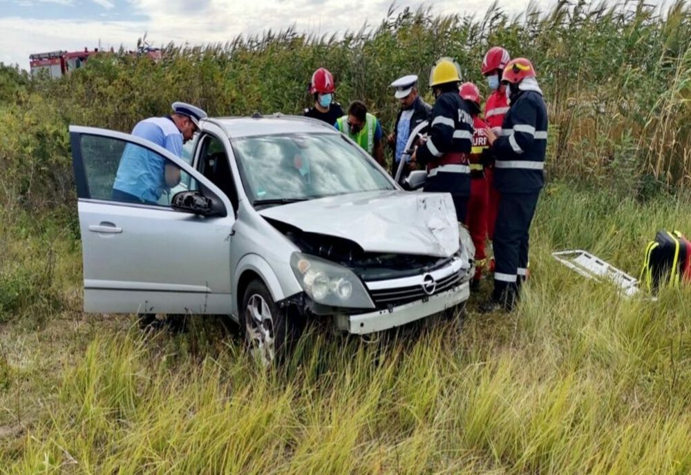 Accident rutier pe A1, la Găești
