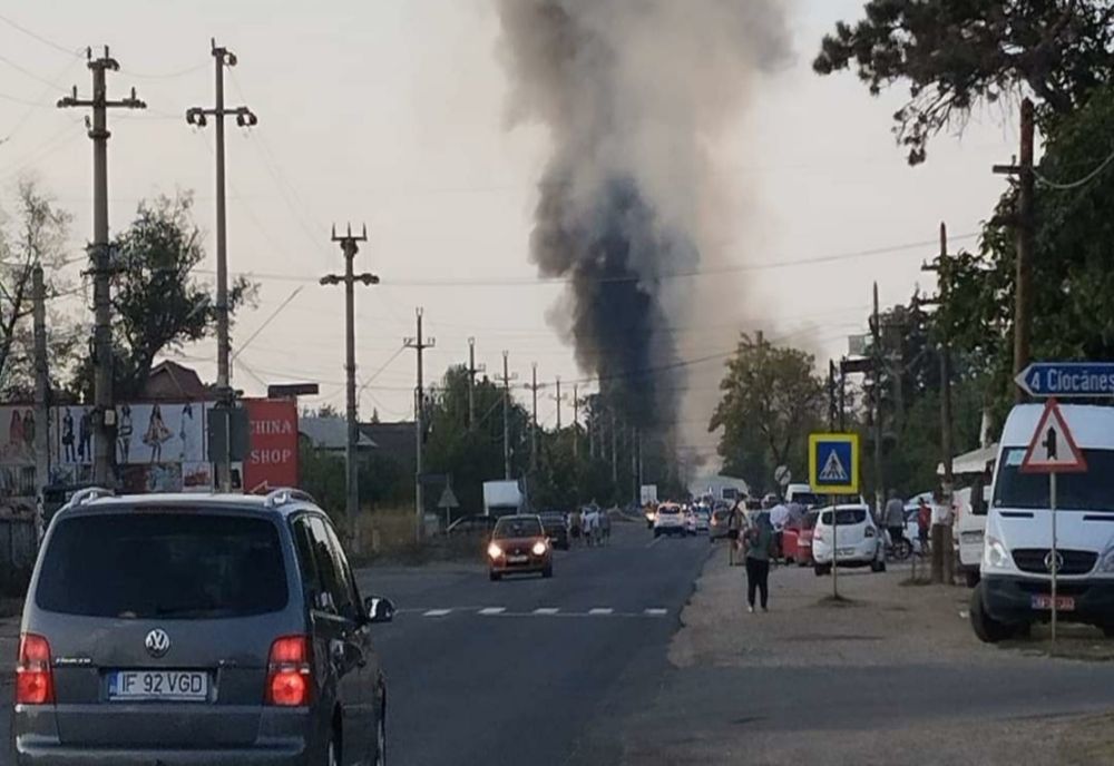 Explozie CATASTROFALĂ la o stație GPL din Crevedia