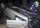 Accident spectaculos. Șoferul a scăpat ca prin minune, în timp ce mașina a ajuns un morman de fiare