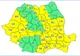 Cod galben de vânt, ninsoare și răcire accentuată a vremii