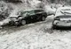 Mașină distrusă, după ce s-a izbit de un cap de pod. Șoferița a fugit de la locul accidentului
