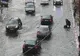 VIDEO Grindină și inundații în Găeşti. Mașinile n-au mai putut înainta