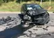 Mașină făcută zob, într-un accident, la Dragomirești. Miraculos, nimeni nu a fost rănit grav