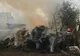 Incendiu puternic la Ulmi, la o anexă gospodărească