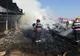 Incendiu puternic la Băleni. Intervin pompierii de la ISU Dâmbovița