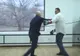 Foto| Un senator dâmbovițean a intrat în ringul de box, cu  celebrii frații Simion. A fost doar...de poză