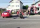 Update| Accident grav la Crevedia, pe DN 1. Motociclist spulberat de pe șosea, de o mașină