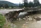 Inundațiile au făcut din nou prăpăd în zona montană a județului Dâmbovița