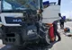 Coliziune puternică între două autocamioane în Dâmbovița. Unul dintre acestea era încărcat cu substanțe periculoase