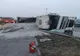 Târgoviște: Un TIR încărcat cu zgură s-a răsturnat, în această dimineață, în apropiere de Dâmbovița Mall