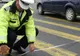 Dâmbovița: Un șofer beat a lovit un pieton, a fugit de la locul accidentului, iar apoi s-a oprit cu mașina într-un gard
